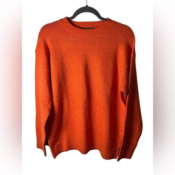 Primark Sweaters - Primark Women’s Sweater Small Orange Wool Blend Crew Neck Pullover